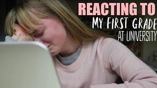 Live Reaction to my First ESSAY MARK at UNIVERSITY (I cried...)