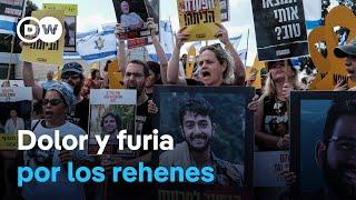 Cientos de miles de israelíes protestan contra Netanyahu tras hallazgo de rehenes asesinados