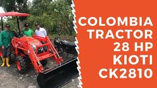 Especificaciones TRACTOR AGRICOLA KIOTI CK2810 - Colombia 2020