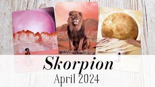 SKORPION - April 2024 • Eine neue Richtung! Veränderungen & Loslassen ist erforderlichTarot