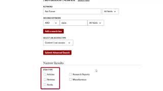 How to Search JSTOR