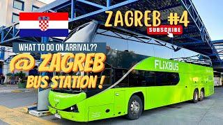  Zagreb Bus Station  - What To Do On Arrival? Europe On Cheap Flix Bus. Zagreb Ep:4, Croatia