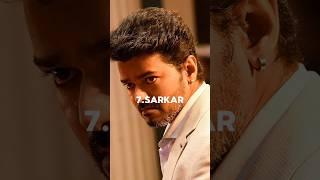 Vijay Thalapathy Top 10 Most popular movies #leo south movies