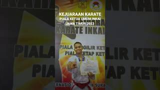 Juara 1 Kejuaraan Karate Inkai | Piala Ketua Umum Inkai Jawa Timur 2023 #shorts