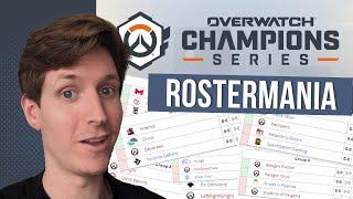 ROSTER MANIA -- NA + EMEA Group Stages Decided -- Overwatch Champions Series