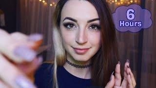6 Hours of Face Attention ASMR for Work or Sleep | Whispered
