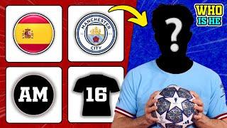 GUESS THE PLAYER  BY COUNTRY + CLUB + JERSEY NUMBER + POSITION | FOOTBALL QUIZ 2024