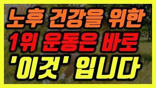 노후 건강을 위한 1위 운동을 바로 '이것' 입니다 │ 노후건강, 노후준비, 노후대책