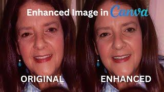 How to Enhance photo resolution in CANVA using AI 100% FREE