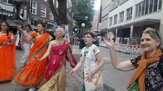 Harinama Sankirtana am 17.6.23 in Hamburg  2