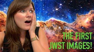 An astrophysicist's live reaction to the first JWST science images