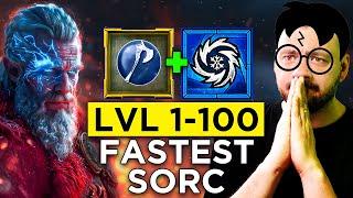 Season 4 Speedun 1-100 Fastest Sorc in Diablo 4