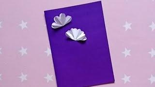 Live ! make a 3D pop-up greeting card with Bk creative crafts 