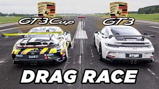 Porsche GT3 992 vs. Porsche GT3 Cup | DRAG RACE | Daniel Abt