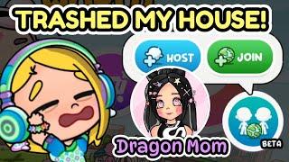 **My House is TRASHED!** (Avatar World Multiplayer with Lisa & @dragonmomofficial )