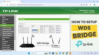 Set up WDS Bridge on TP-Link router