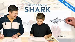 How to Draw a Shark | Keilen Corner Drawing Lesson