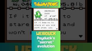 Weirduck, Psyduck's "secret" evolution on 1st gen pokémon games