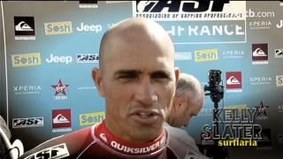 Aritz Aranburu eta Kelly Slater, aurrez aurre, Hossegorren