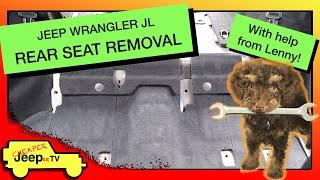 Wrangler JL Rear Seat Removal - 4 Door