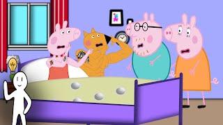 Papa Cerdito Encuentra A Peppa En La Cama Con Freddy