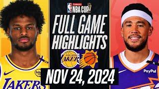 LAKERS vs SUNS FULL GAME HIGHLIGHTS NOVEMBER 24, 2024 EMIRATES NBA CUP FULL GAME HIGHLIGHTS 2K25