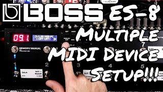 Boss ES-8 Multi MIDI Setup