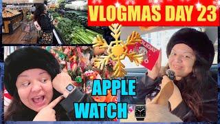 VLOGMAS DAY 23!SURPRISE BIRTHDAY GIFT & Christmas Grocery Shopping 