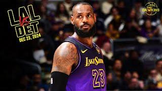 Los Angeles Lakers Full Team Highlights vs Pistons | Dec 23, 2024  | FreeDawkins