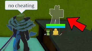 He cheated in his own Hide and Seek.. (Blox Fruits)