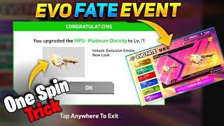 Evo Fate 1 Spin Trick Free Fire | Evo Fate Event Free Fire | Free Fire New Event | FF New Event