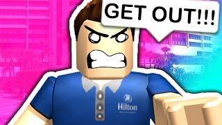 TROLLING A HOTEL IN ROBLOX