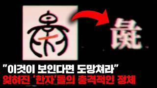 고대에서 현대로 접어들며 의미와 발음이 전부 소실되어 버린 '유령 한자'에 얽힌 소름 끼치는 가설 (아날로그 호러) [괴담]