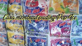 Resep||Cara membuat puding pop ice mangga