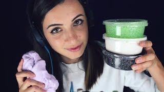 [ASMR] Slime Triggers! (Squishing poking crunching stretching)