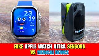 IWO ULTRA 3 Sensors vs Medical Device - APPLE Watch Ultra Clone