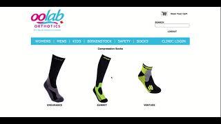 OOLab Compression Sock Ordering Process