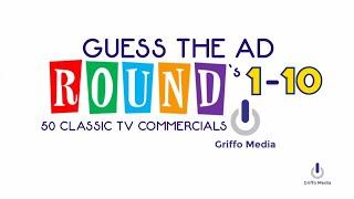 Guess The Ad - 50 Classic UK Commercials & Adverts Quiz (Rounds 1-10)