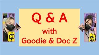 Q & A with Goodie and Doc Z #sharlenesanpedro #doczgaming #goodzie
