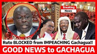 Breaking News‼️Ruto BLOCKED from IMPEACHING Gachagua as NEW MOTION taken to PARLIAMENT Good News!