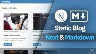 Static Blog With Next.js and Markdown