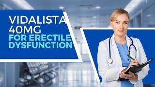 Vidalista 40mg| Tadalafil (Generic Cialis) 40mg