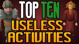 Top 10: LEAST Useful Things to do! [Runescape 2014]