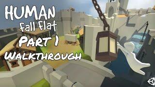 Human Fall Flat  walkthrough part 1(level 1-4).