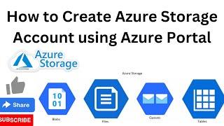How to Create Azure Storage Account using Azure Portal