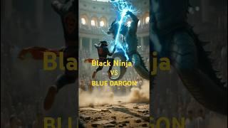 The Colosseum Challenge:Ninja Vs Dragon  #a #aiart #colosseum