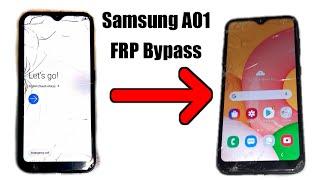 Samsung A01 Frp Unlock/Bypass Google Account Lock 2020 August Android 10 2020 NO PC New Method