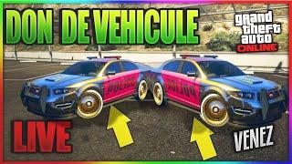 LIVE DON DE VÉHICULE FULL MODDER // MODDED CARS DROPPING - GTA 5 ONLINE PS4 PS5