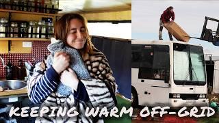 Staying Warm in Winter Off-Grid [The MOST EFFICIENT Split System for OFF-GRID LIVING]