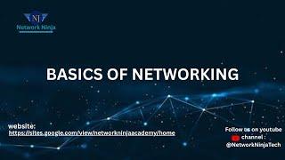 Basics of Networking | Getting Started with Networking | Networking Fundamentals| #Network Ninja